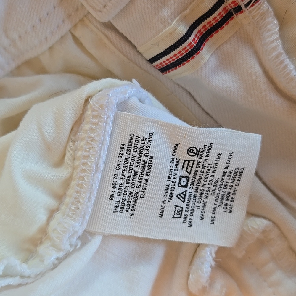 Anthropologie High-Rise White Bootcut Pants - Picture 12 of 13